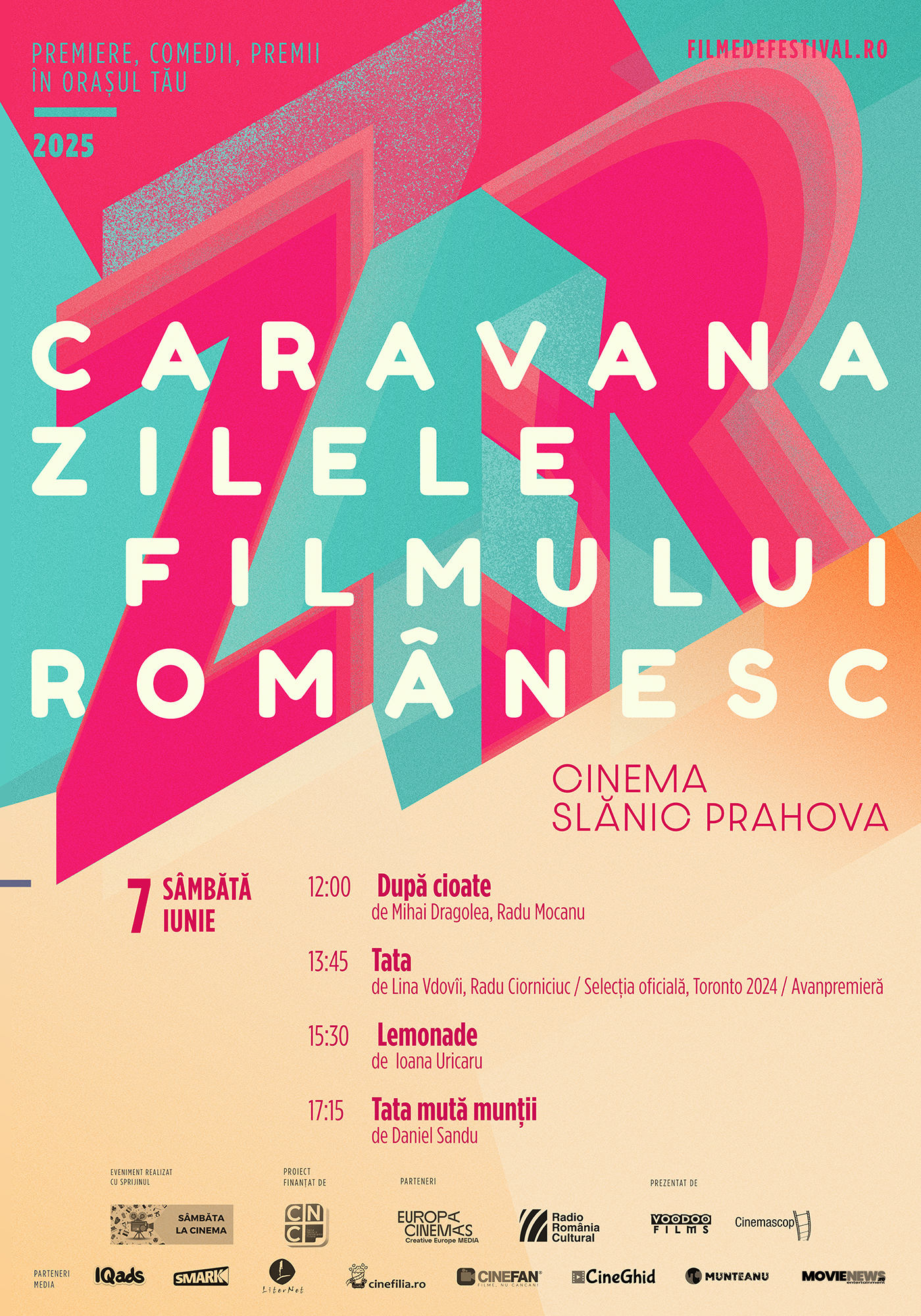 Caravana Zilele Filmului Românesc poposește la Slănic, pe 7 iunie Caravana Zilele Filmului Românesc poposește la Slănic, pe 7 iunie