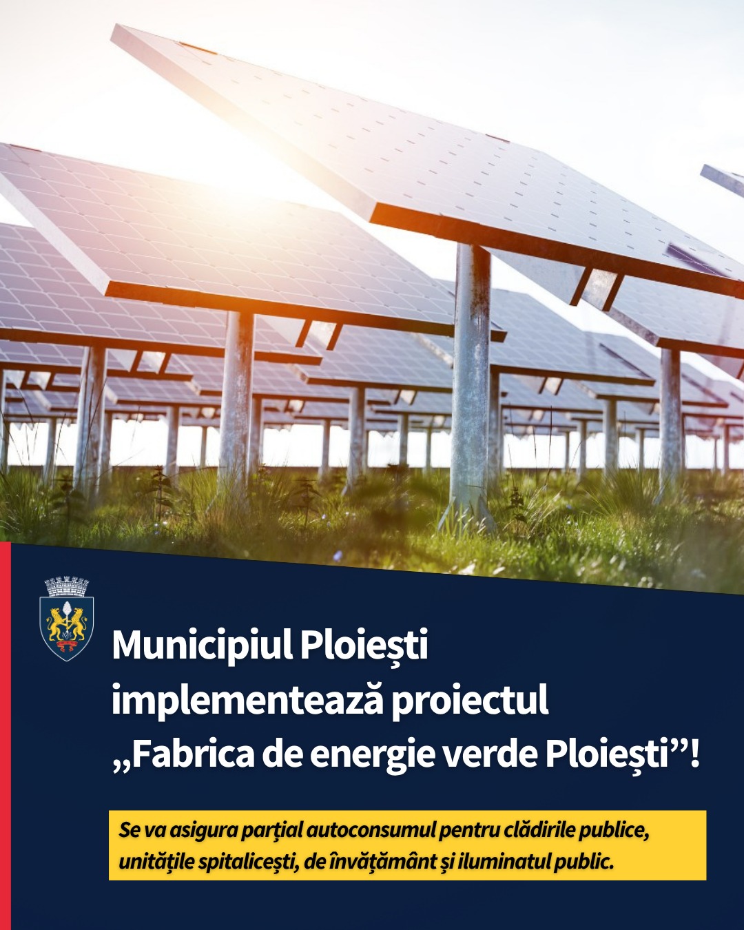 Primăria implementează proiectul “Fabrica de energie verde Ploieşti” Primăria implementează proiectul “Fabrica de energie verde Ploieşti”