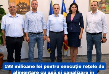 Investiţie majoră în reţelele de apă şi canalizare din Câmpina şi Poiana Câmpina