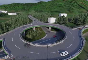 Giratoriu supendat pe DN1, la Predeal – Cum va arăta