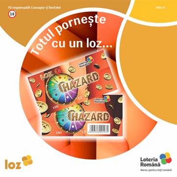 Loteria Română lansează a treia ediţie LOZ HAZARD. Premiul cel mare: 100.000 lei