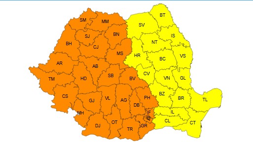Judeţul Prahova, sub cod portocaliu de caniculă și disconfort termic accentuat
