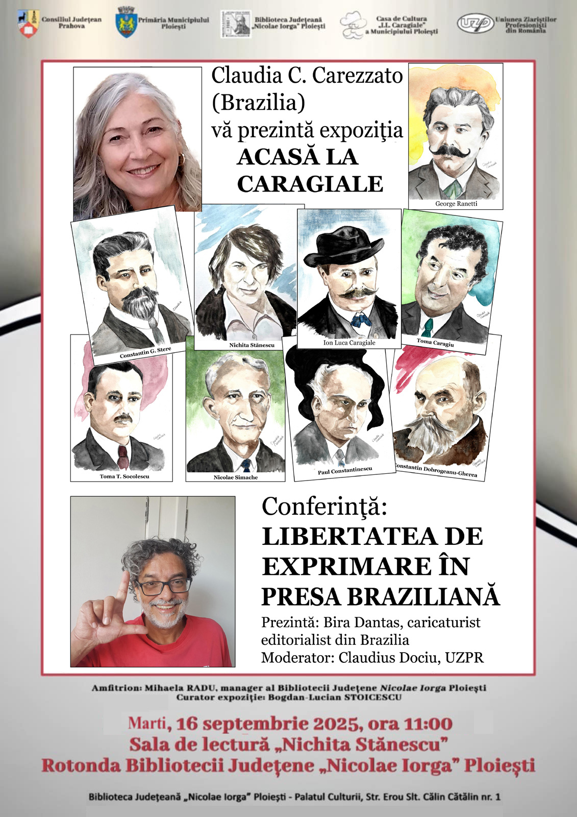 Dialog intercultural dintre România și Brazilia, la Ploieşti Dialog intercultural dintre România și Brazilia, la Ploieşti