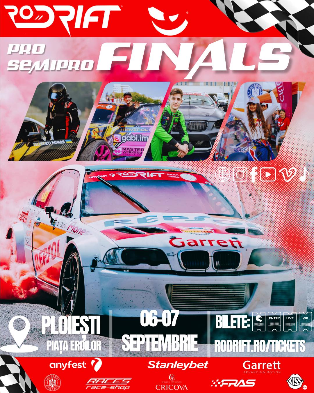 Marea Finală a Campionatului Național de Drift are loc, în acest weekend, în centrul municipiului Ploiești