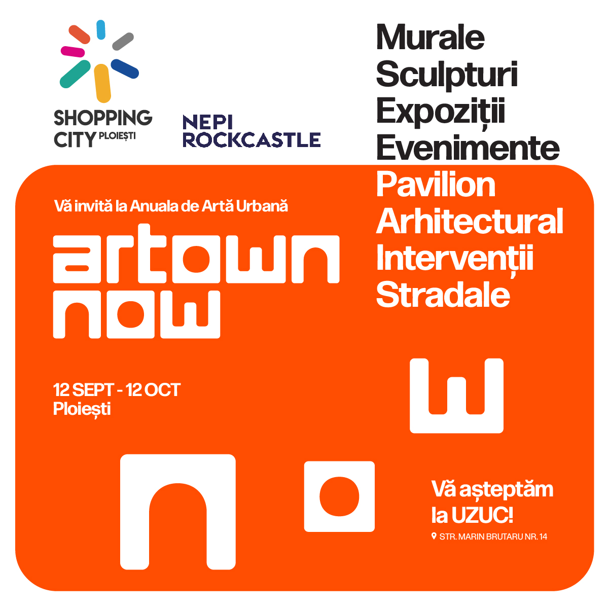 Shopping City Ploiești susține proiectul ARTOWN NOW