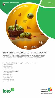 19 octombrie, Tragerile speciale Loto ale toamnei