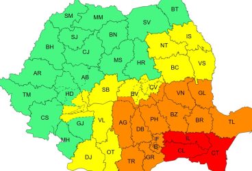 Prahova, sub cod portocaliu de ploi