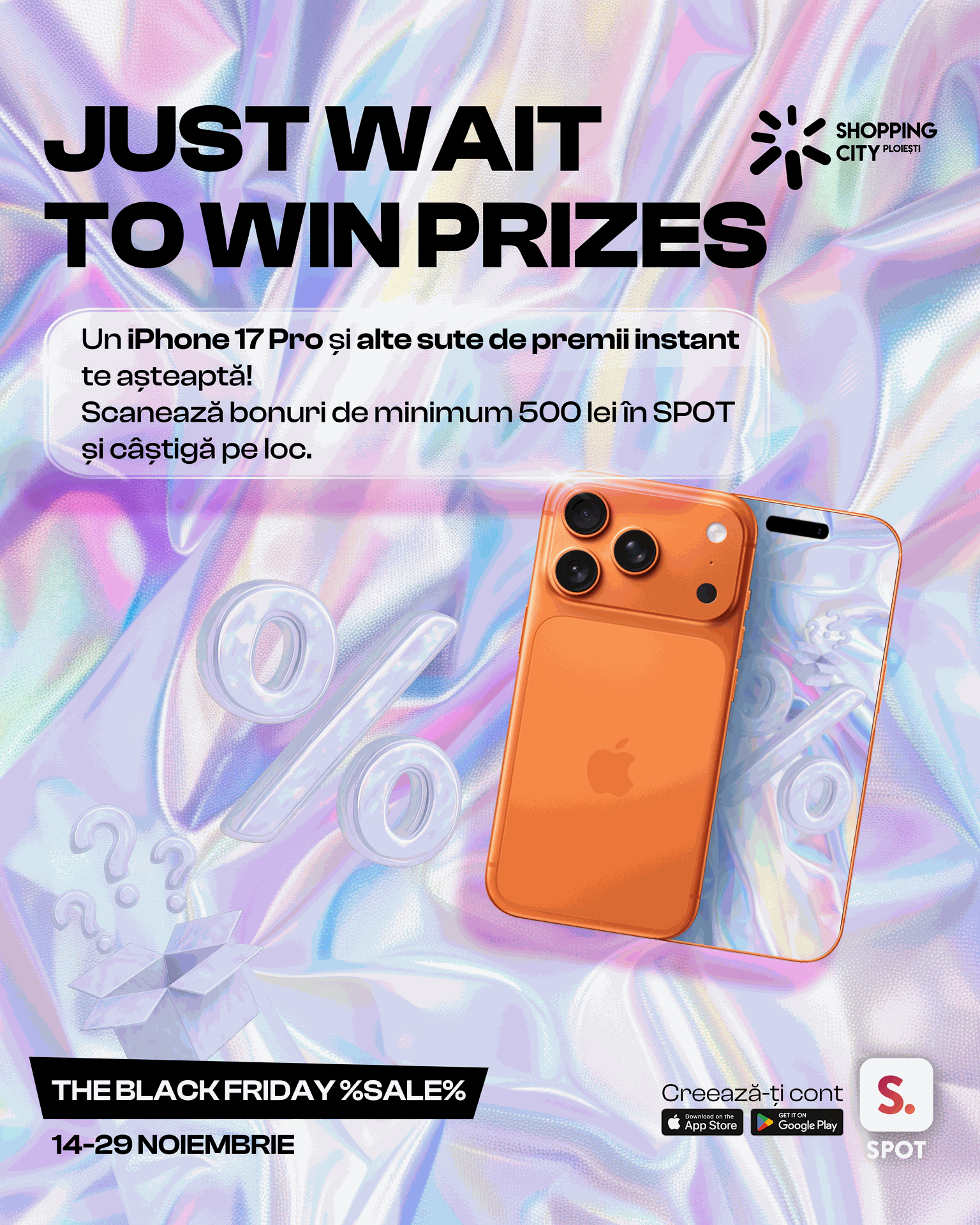 Shopping City Ploiești transformă Black Friday într-o experiență plină de surprize și premii garantate