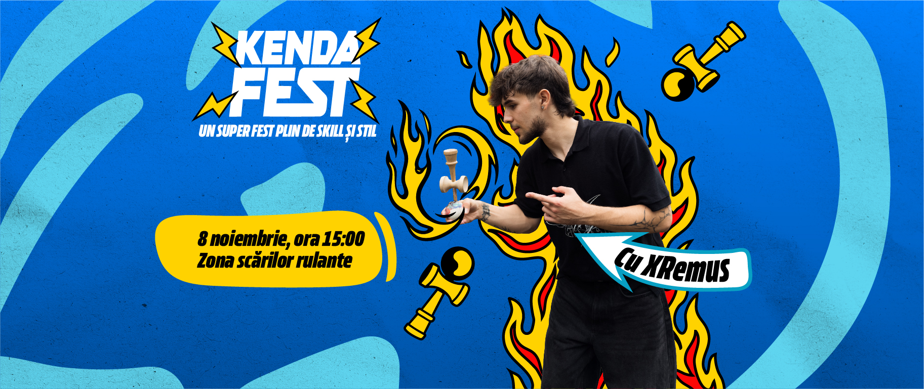 Shopping City Ploiești aduce Kendama în centrul atenției: KENDAFEST, eveniment dedicat tinerilor pasionați, cu invitatul special XRemus