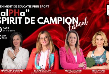 Elisabeta Lipă, la Ploieşti. CS alPHa Prahova aduce inspirație și valori autentice în sport prin „Spirit de Campion Educat”