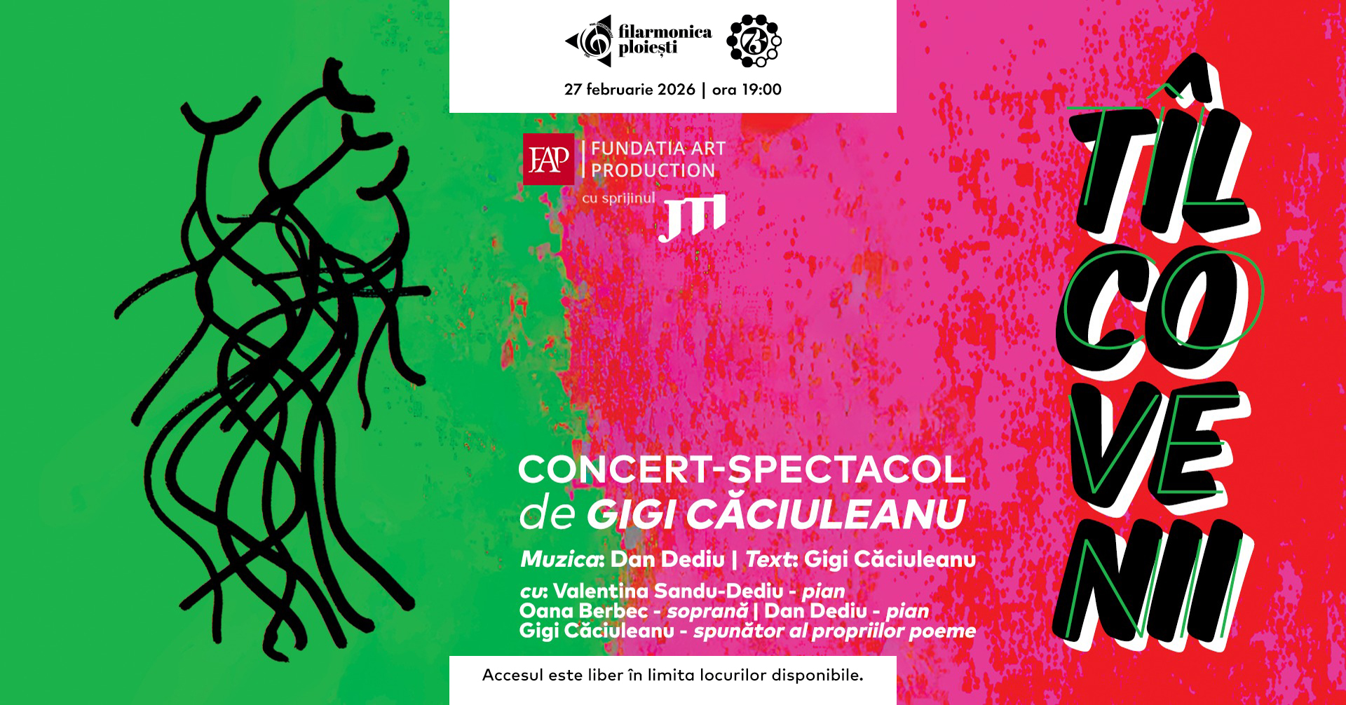 “TÎLCOVENII” un concert-spectacol original, la Filarmonica Paul Constantinescu “TÎLCOVENII” un concert-spectacol original, la Filarmonica Paul Constantinescu