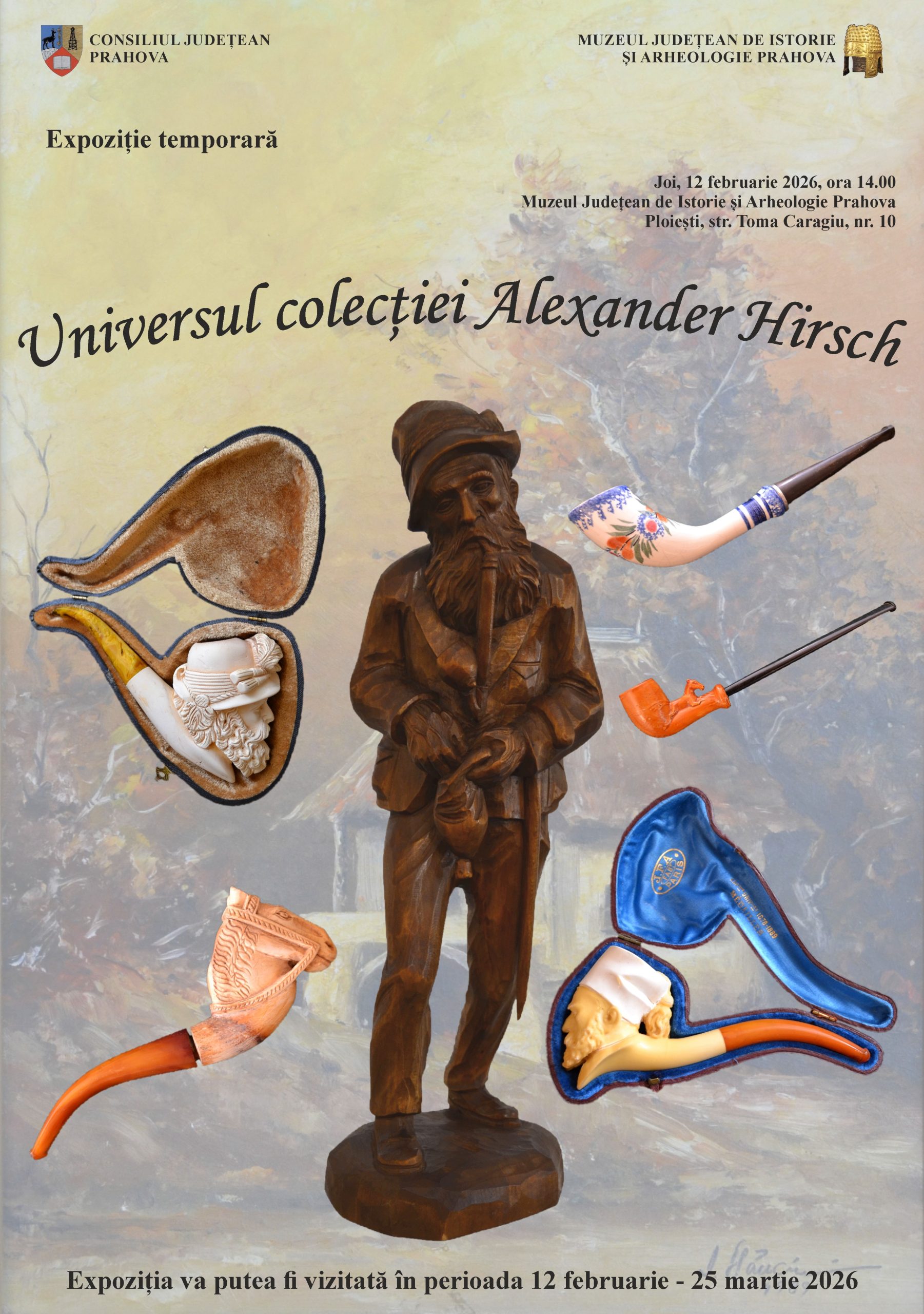 „Universul colecției Alexander Hirsch”, expoziţie la Muzeul Judeţean de Istorie