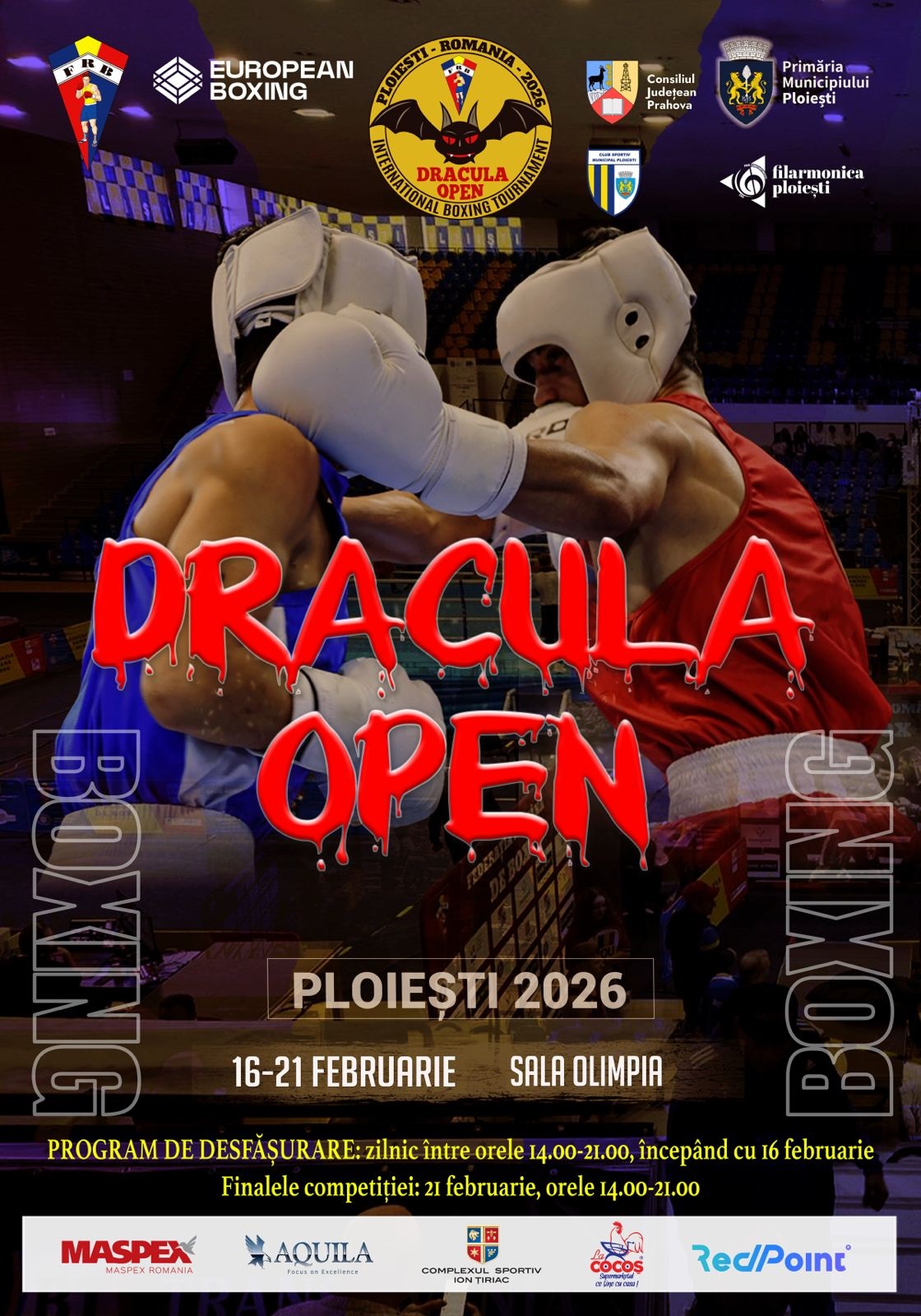 Turneul Internațional de Box „Dracula Open” – Ploieşti 2026
