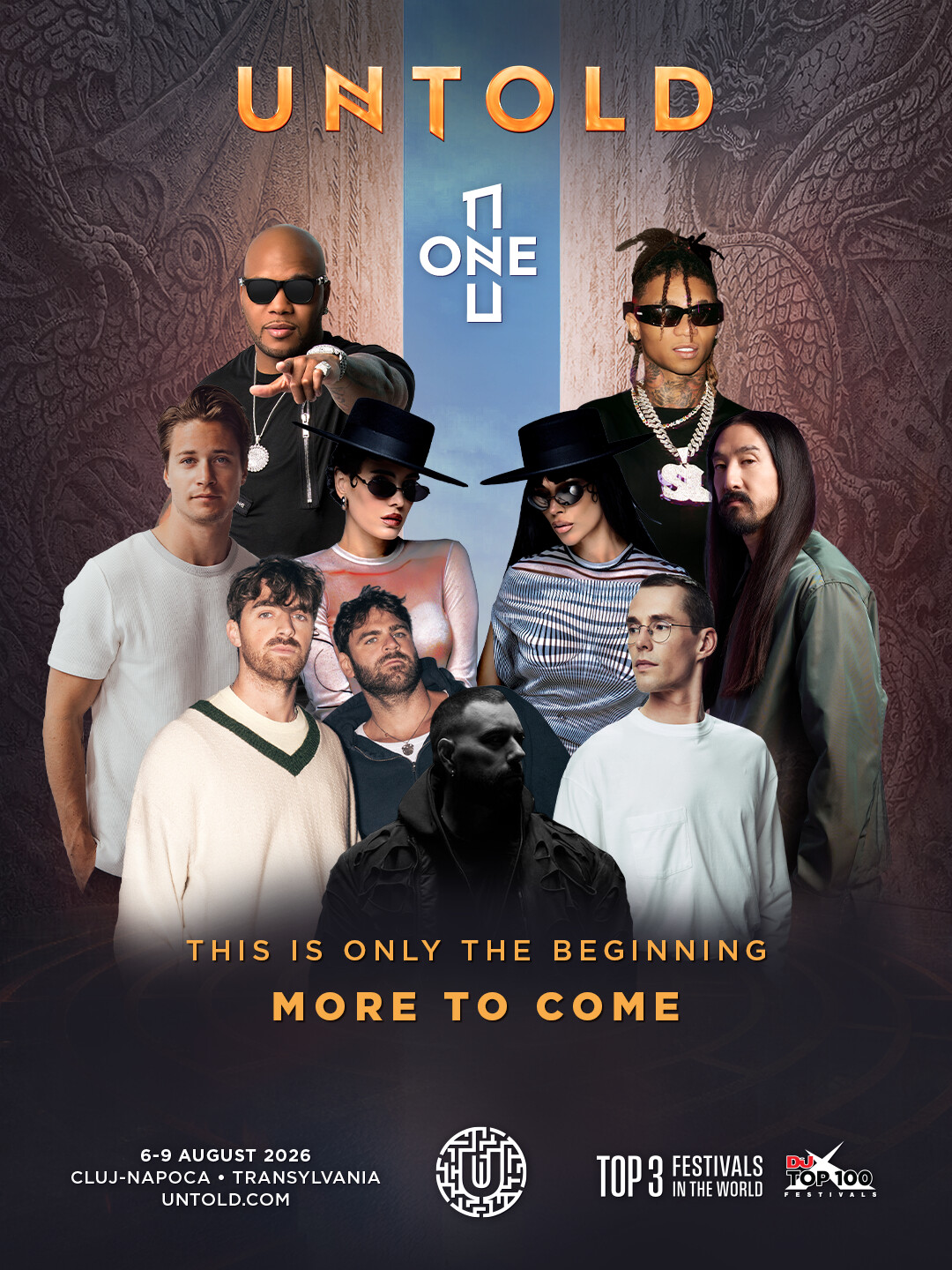Primul val de artiști confirmați pentru UNTOLD ONE 2026 Primul val de artiști confirmați pentru UNTOLD ONE 2026