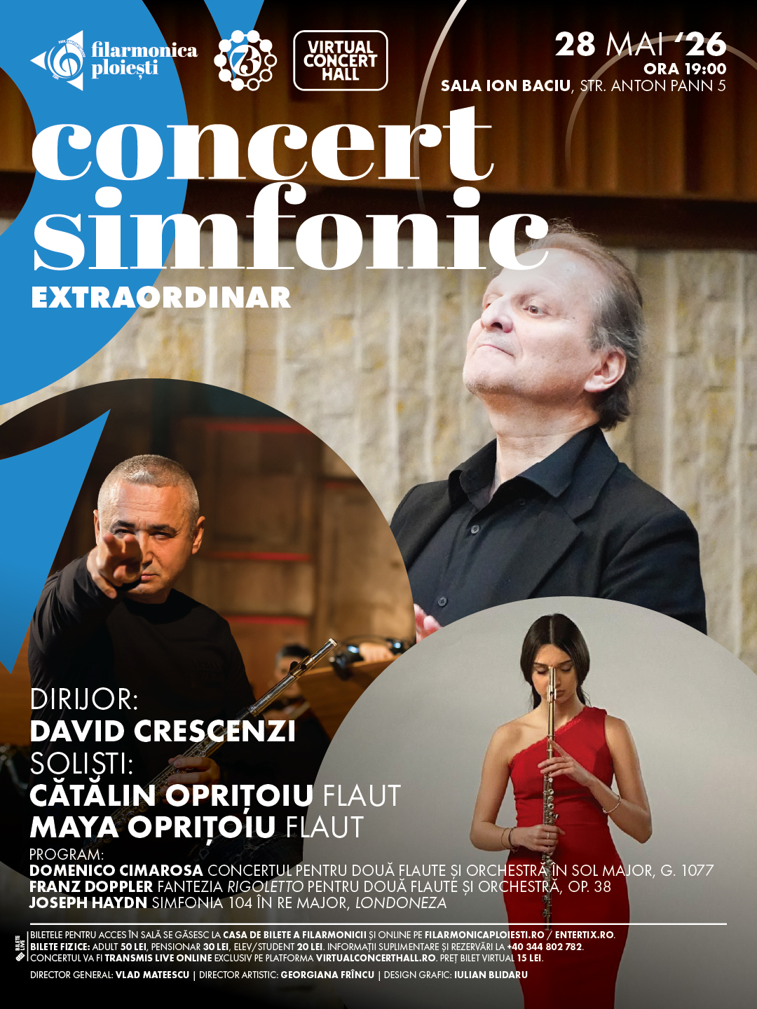 Spectacol sonor, joi, pe scena Filarmonicii ploieștene Spectacol sonor, joi, pe scena Filarmonicii ploieștene