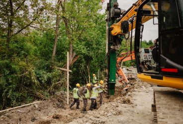 Avansează lucrările la drumul prăbuşit de la ieşirea din Câmpina spre DN1
