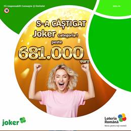 S-a câştigat marele premiu la Joker S-a câştigat marele premiu la Joker