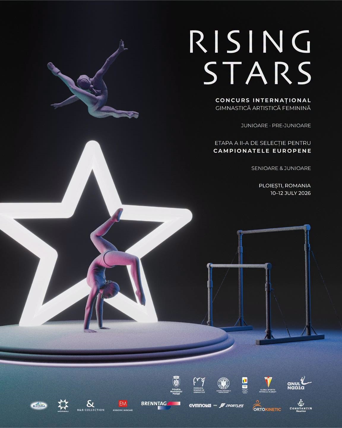 Competiția internațională Rising Stars la gimnastică artistică feminină, în curând, la Ploiești