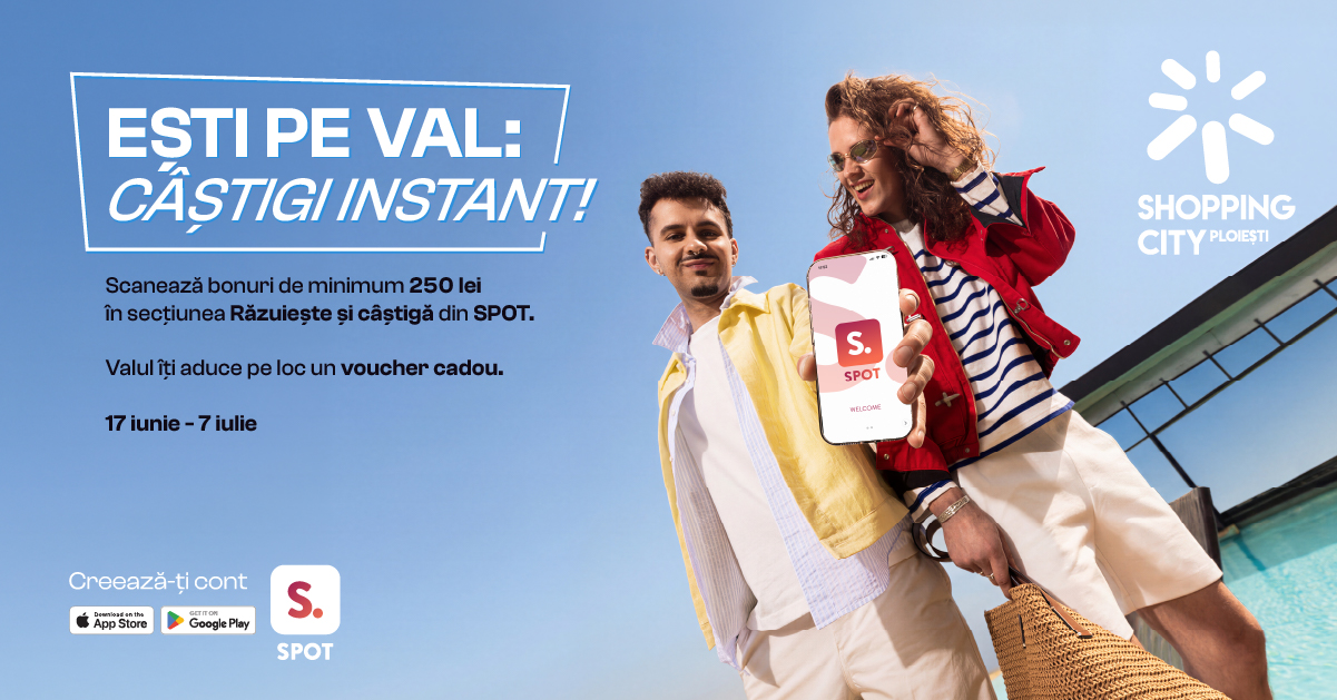 Premii și surprize vara aceasta la Shopping City Ploiești